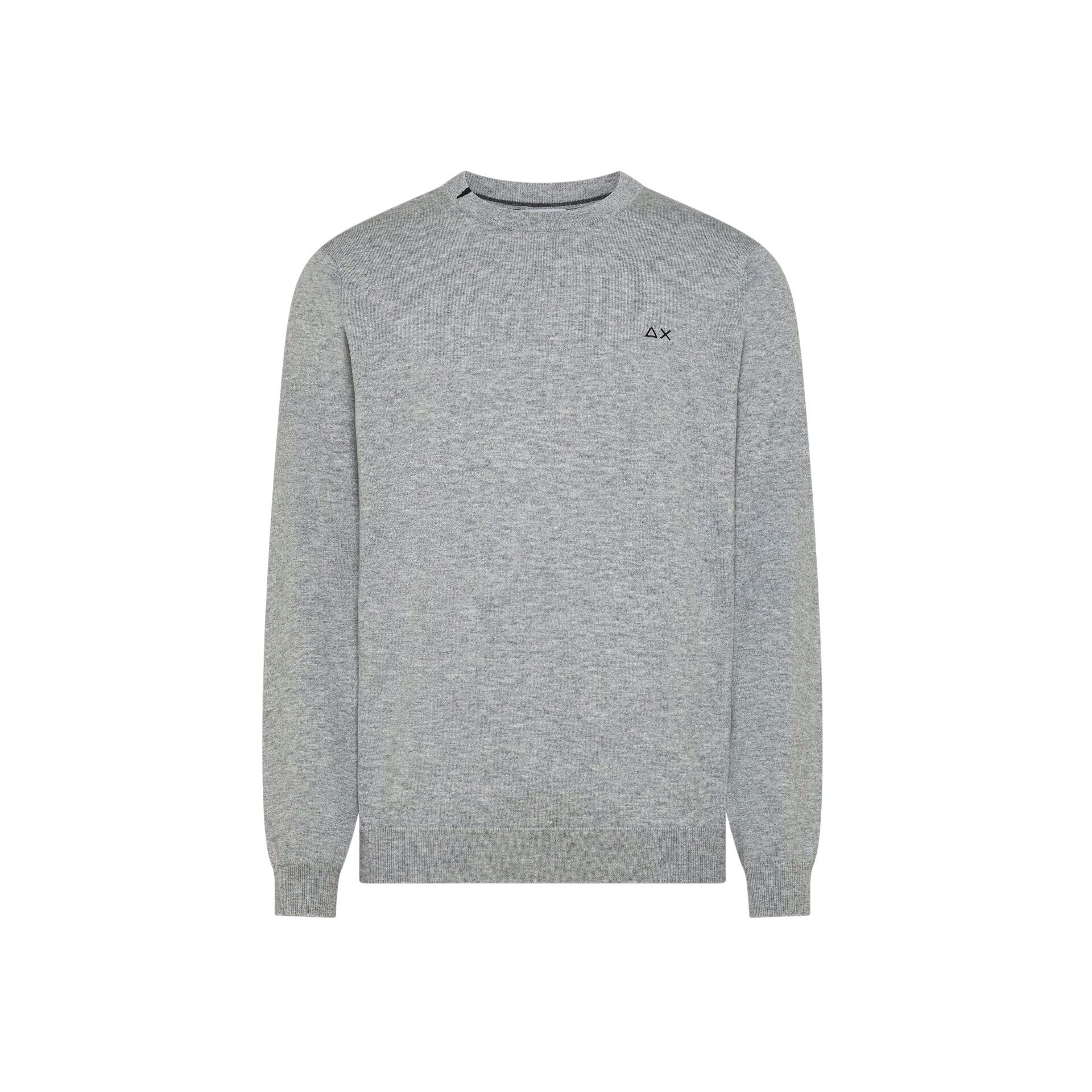SUN 68 - PARICOLLO LANA COT GRIGIO CH