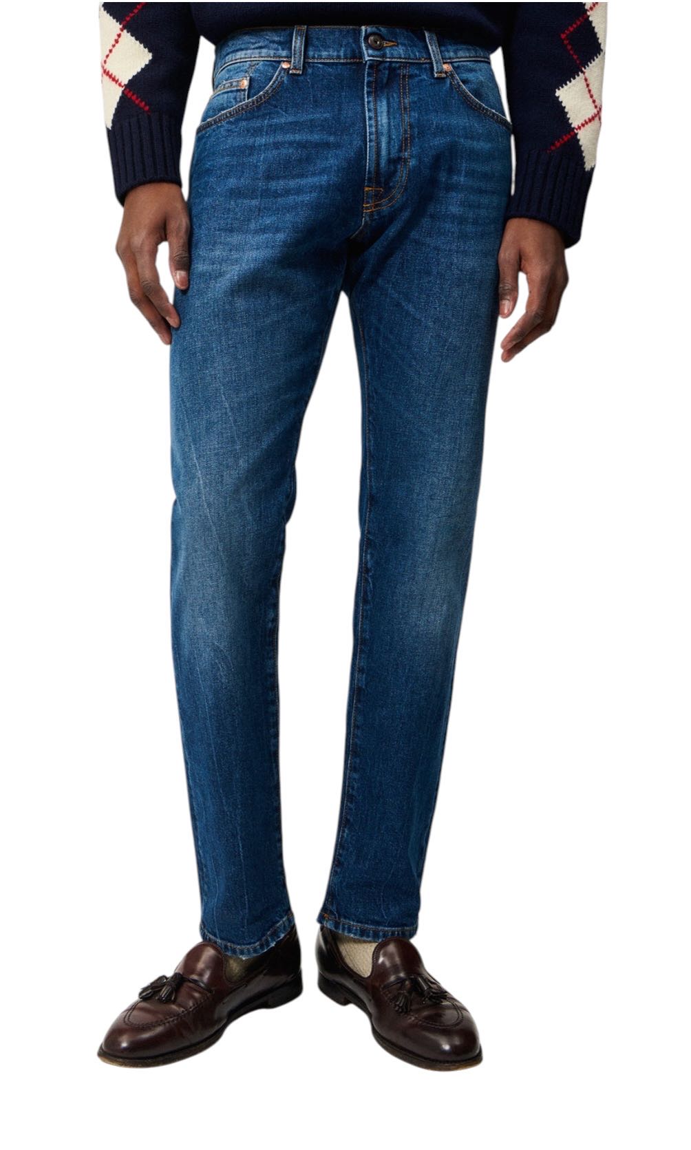 ROY ROGER S - JEANS REG LAVATO MEDIO - immagine 2