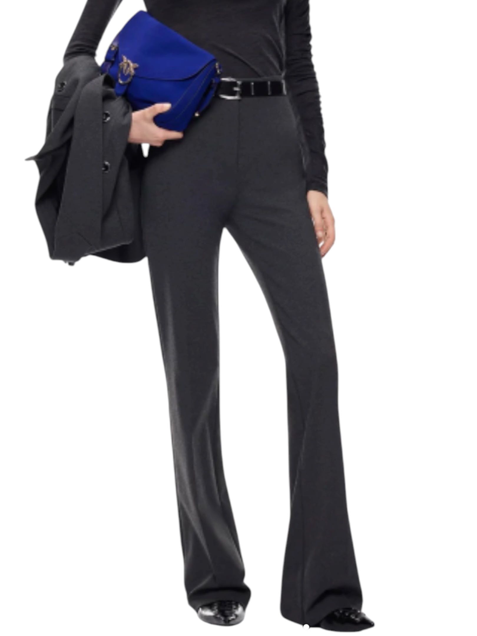 PINKO - PANTALONE GRIGIO ZAMPA