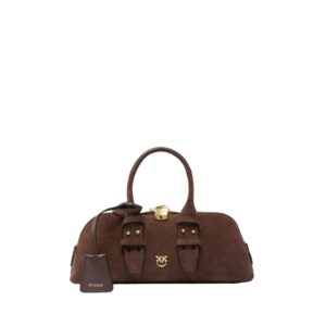 PINKO - BORSA MARRONE SUEDE