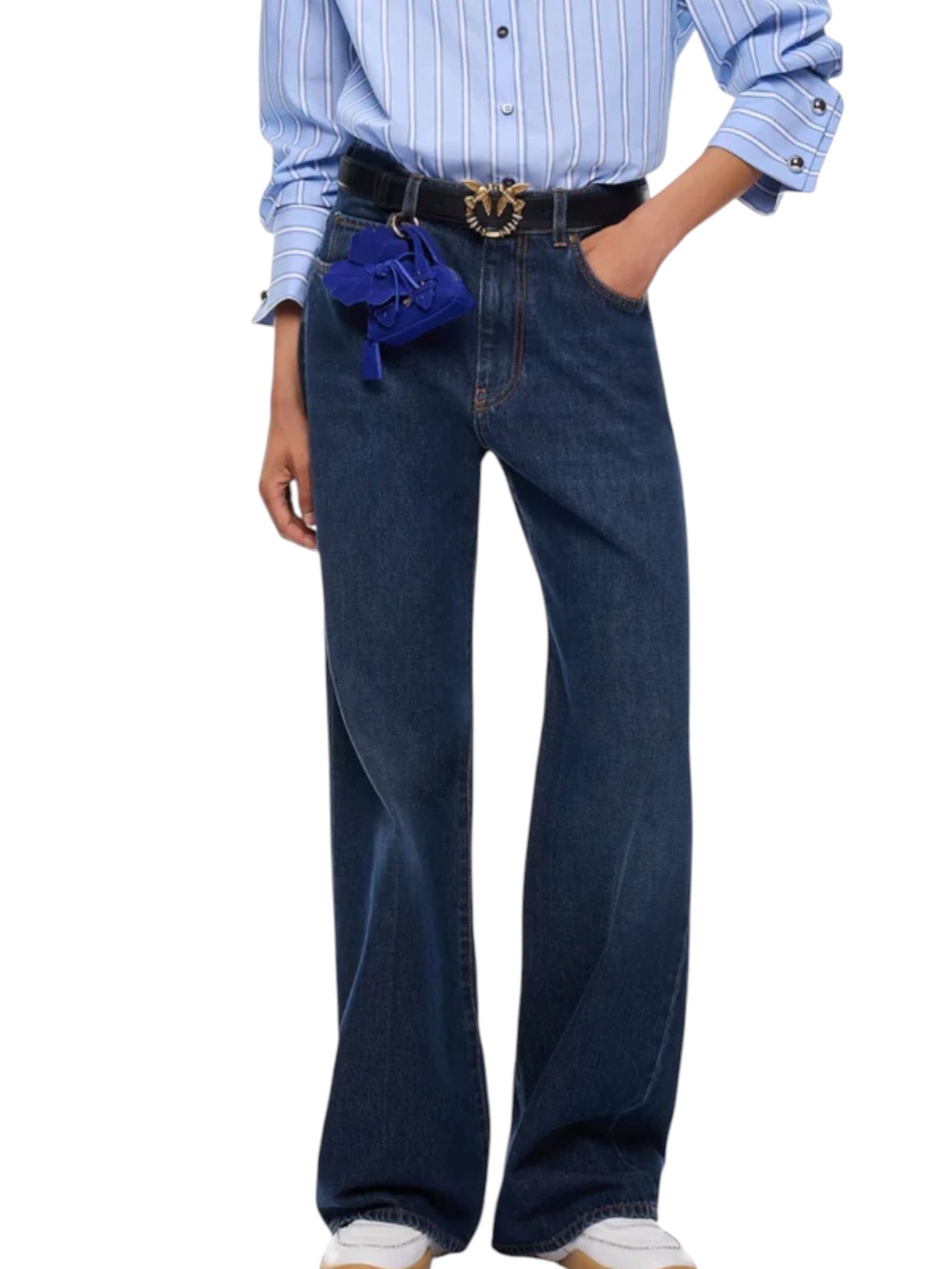 PINKO - JEANS BLU LARGO