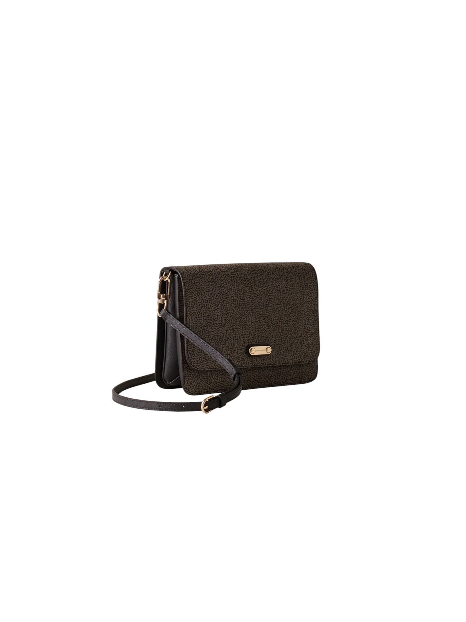 BORBONESE - BORSA CARBONE TELA PU ST.OP VITELLO - immagine 2