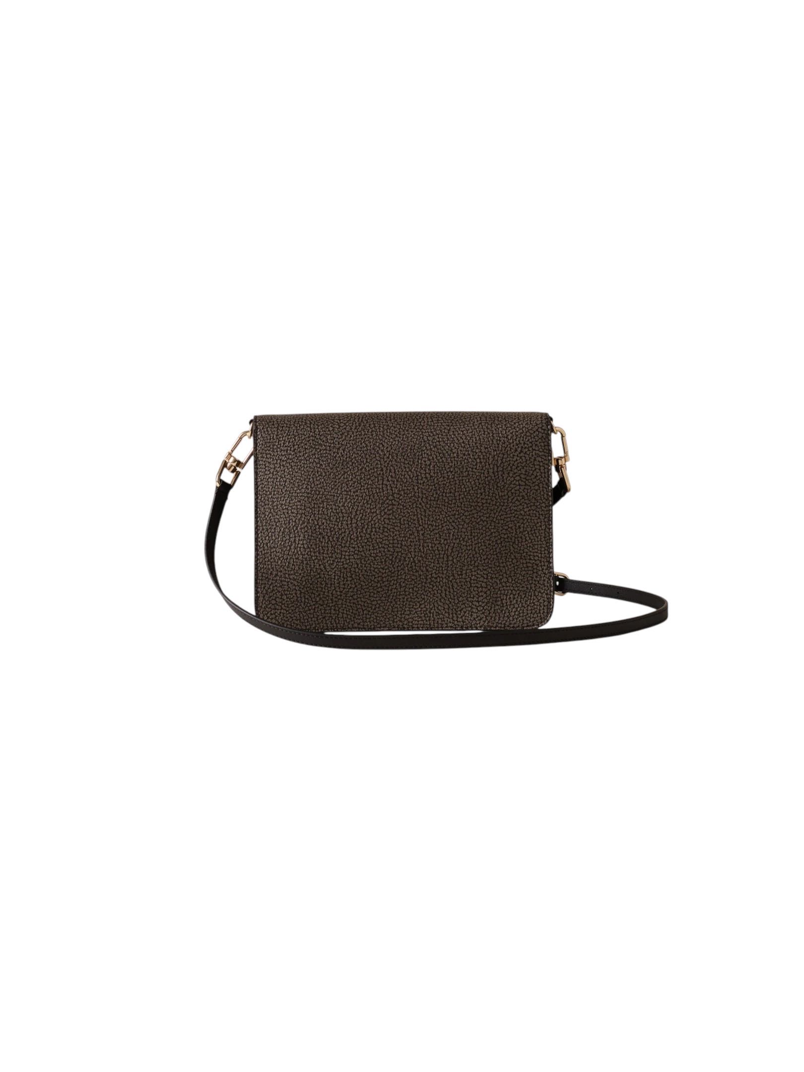 BORBONESE - BORSA CARBONE TELA PU ST.OP VITELLO - immagine 3