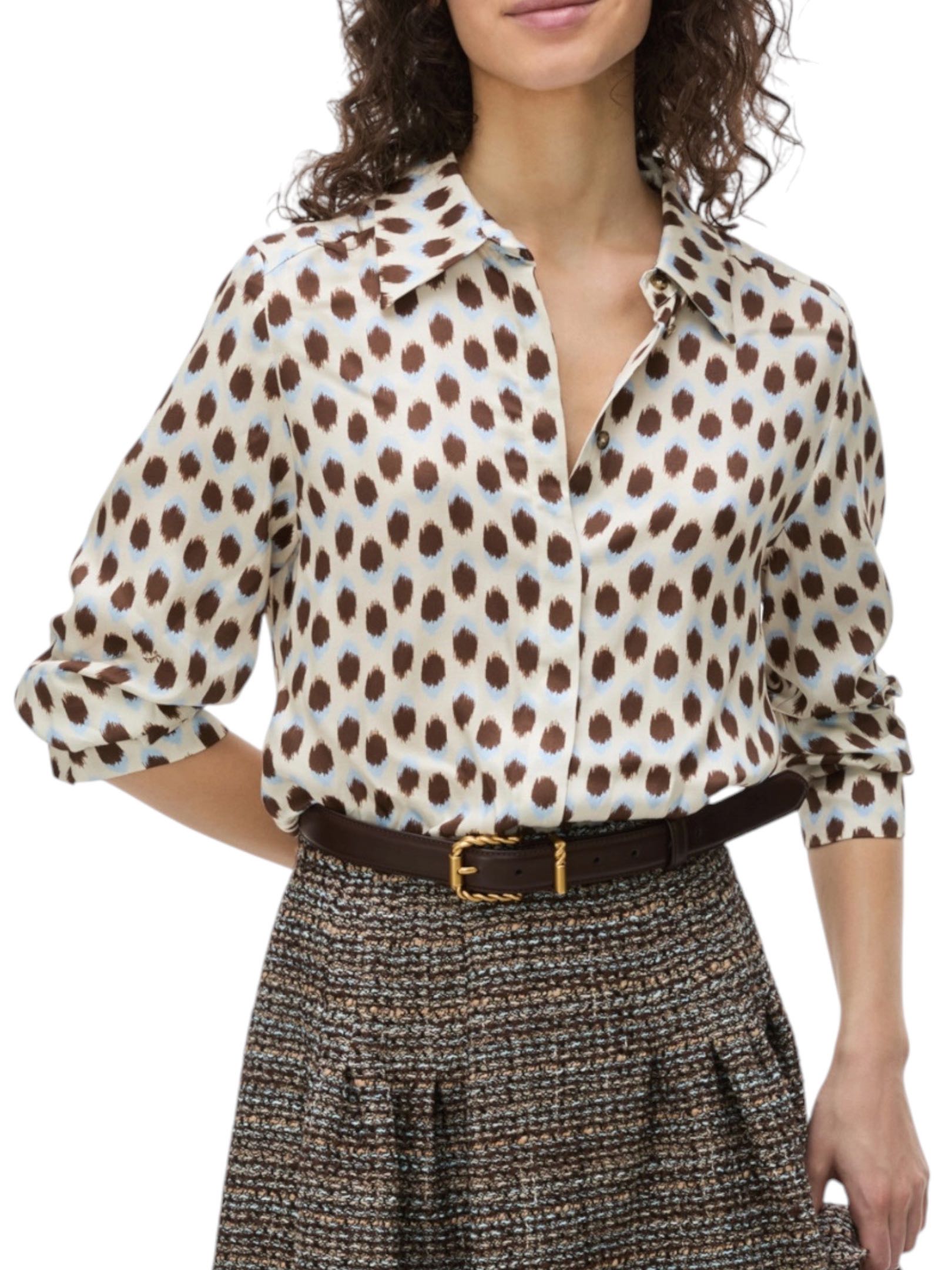 I BLUES - CAMICIA FANTASIA MACULA AZZUR