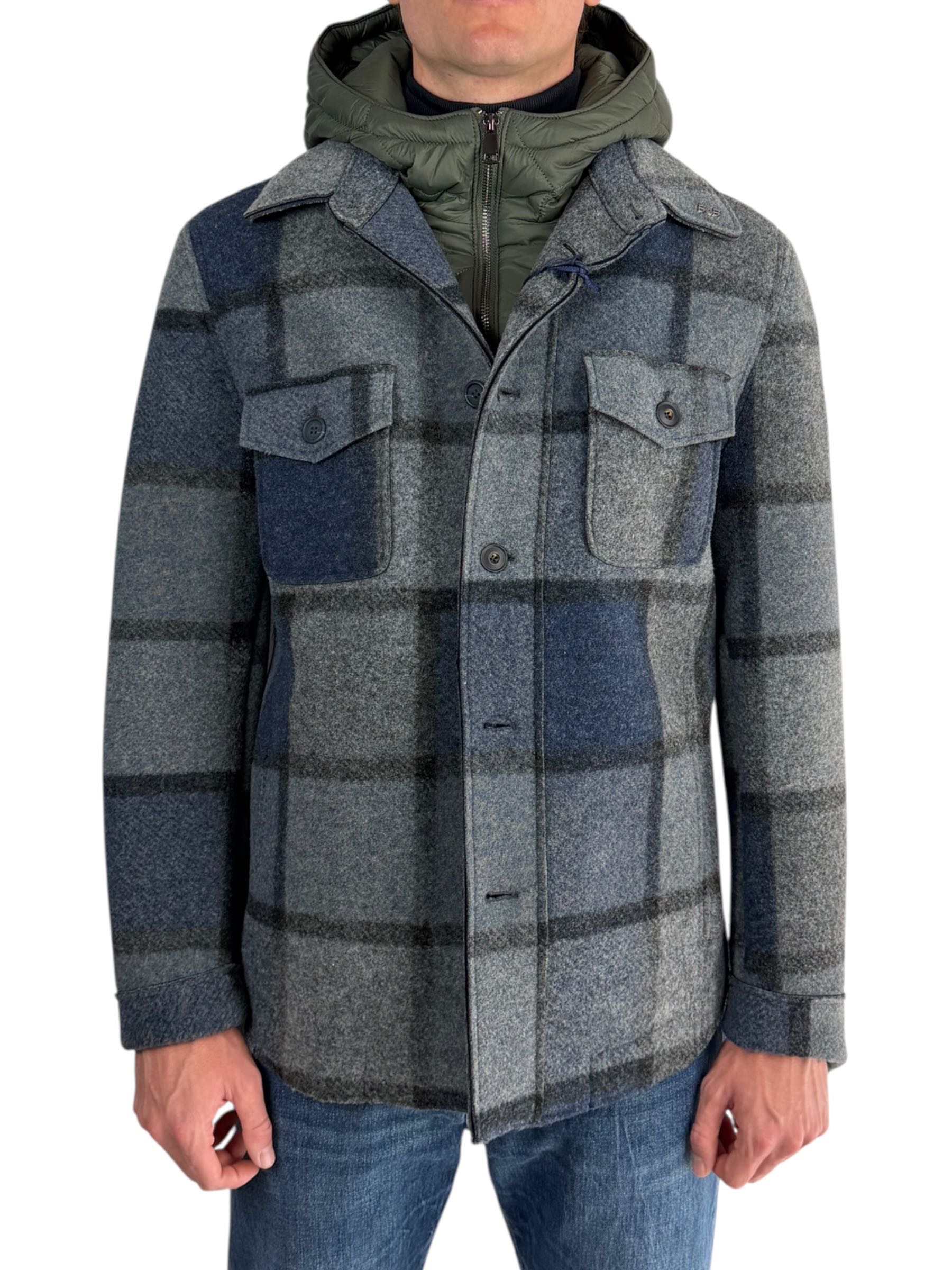 BOB - OVERSHIRT LANA CAPP CHECK BLU