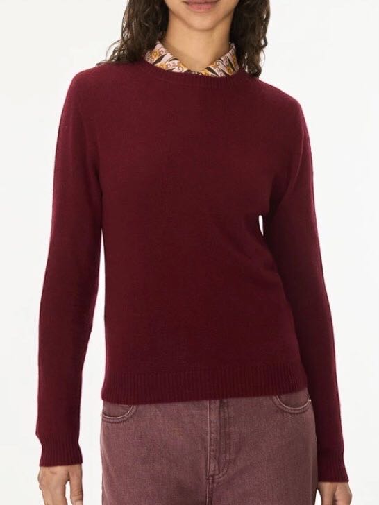 I BLUES - GIROCOLLO BORDEAUX LANA
