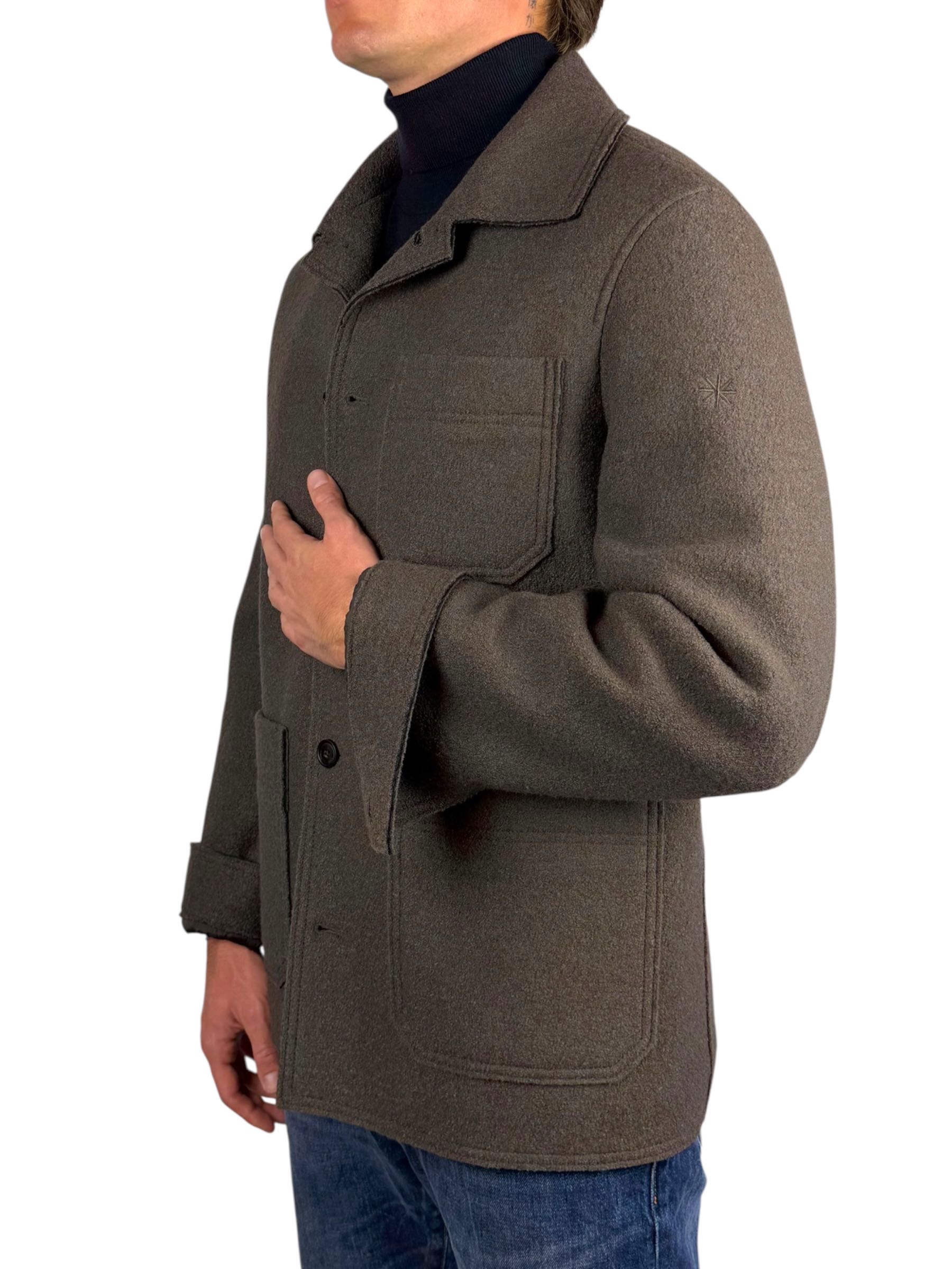 MANUEL RITZ - WORK SHIRT MARRONE - immagine 2