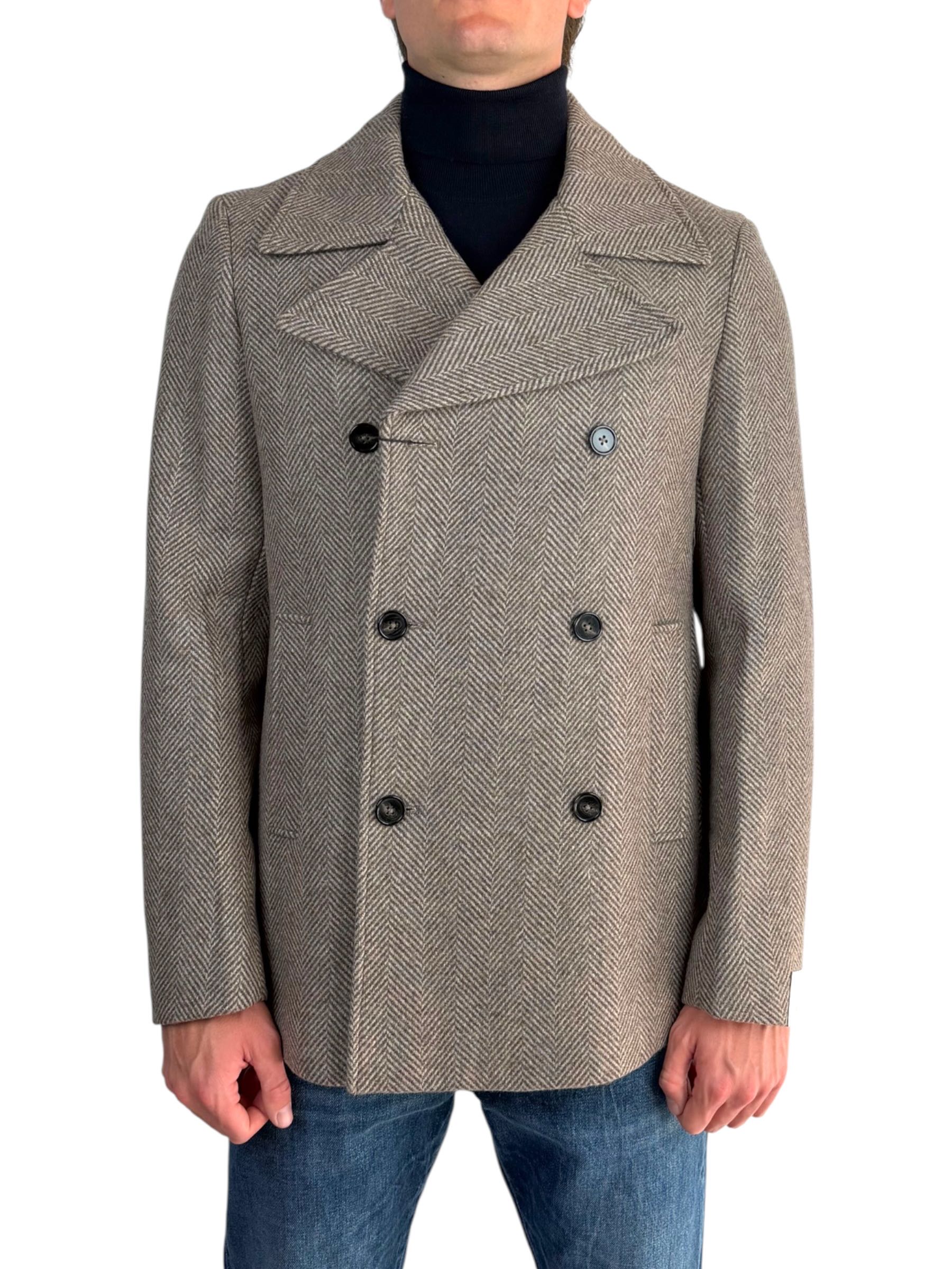 MARK UP - DOPPIO PETTO SPIGA BEIGE
